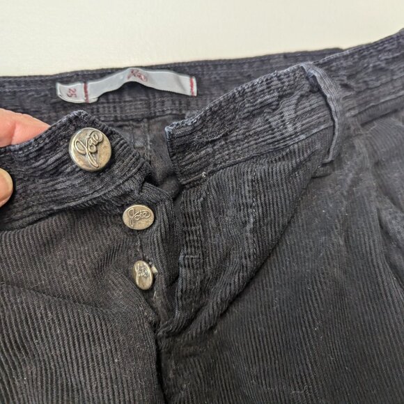 Joie Size 25 Black Corduroy Cargo Pants - Picture 4 of 16